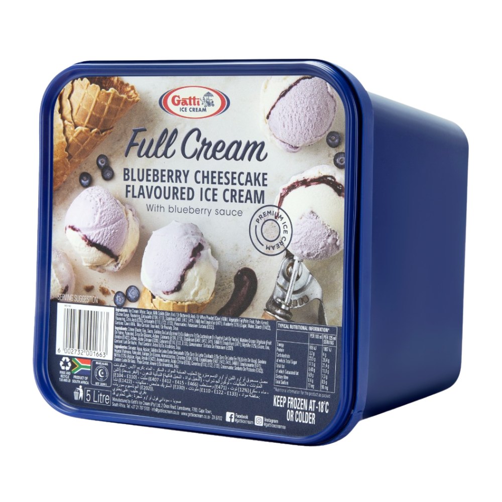 Full Cream Blueberry Cheesecake 5L