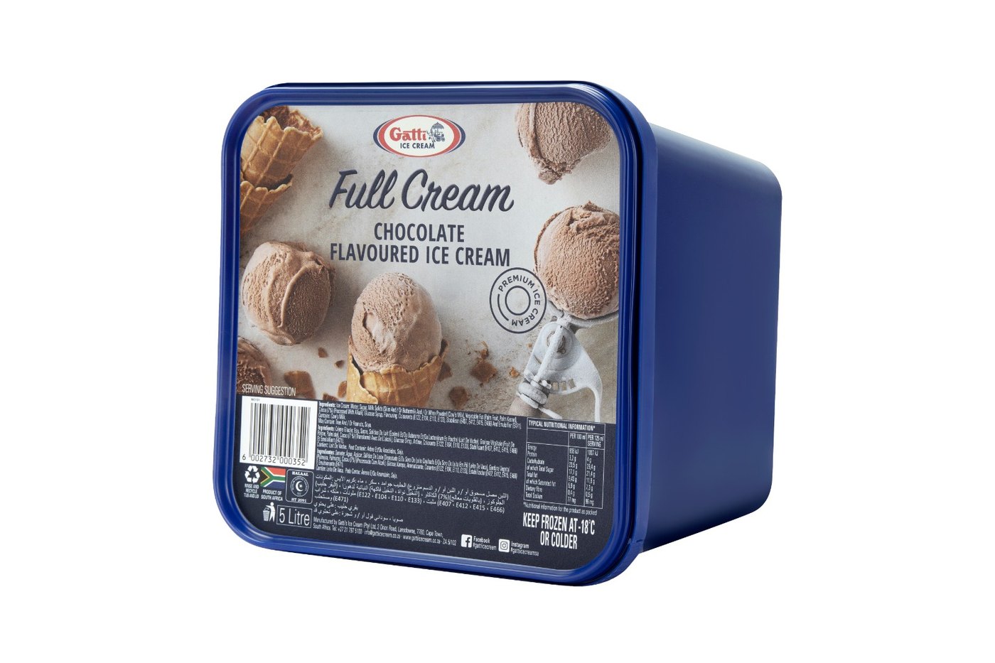 Full Cream Chocolate 5L